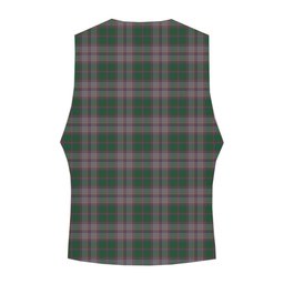 ScotsTee Shop Scottish MacPherson Gathering 1996 Crest Tartan Waistcoat Sleeveless Suit Vest