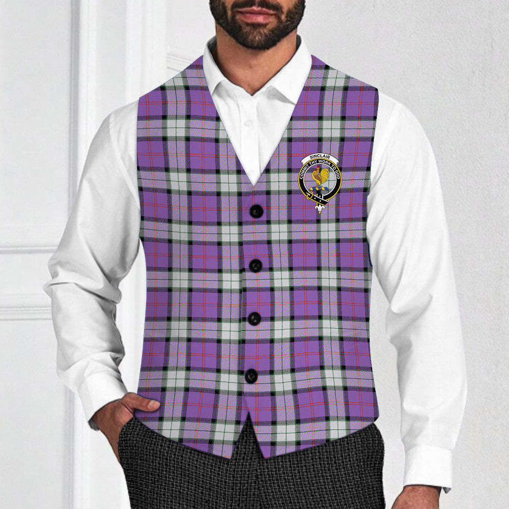 ScotsTee Shop Scottish Sinclair Dress (Dance) Ancient Clan Crest Tartan Waistcoat Sleeveless Suit Vest