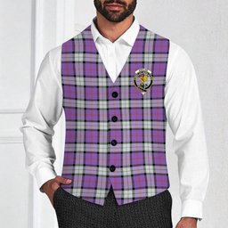ScotsTee Shop Scottish Sinclair Dress (Dance) Ancient Clan Crest Tartan Waistcoat Sleeveless Suit Vest