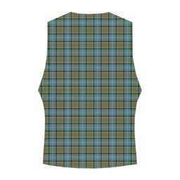 ScotsTee Shop Scottish Porterfield Crest Tartan Waistcoat Sleeveless Suit Vest