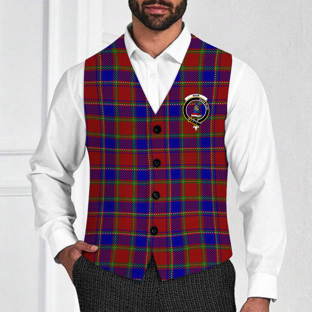 ScotsTee Shop Scottish Mair Crest Tartan Waistcoat Sleeveless Suit Vest