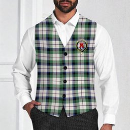ScotsTee Shop Scottish McNaughton Dress Modern Crest Tartan Waistcoat Sleeveless Suit Vest