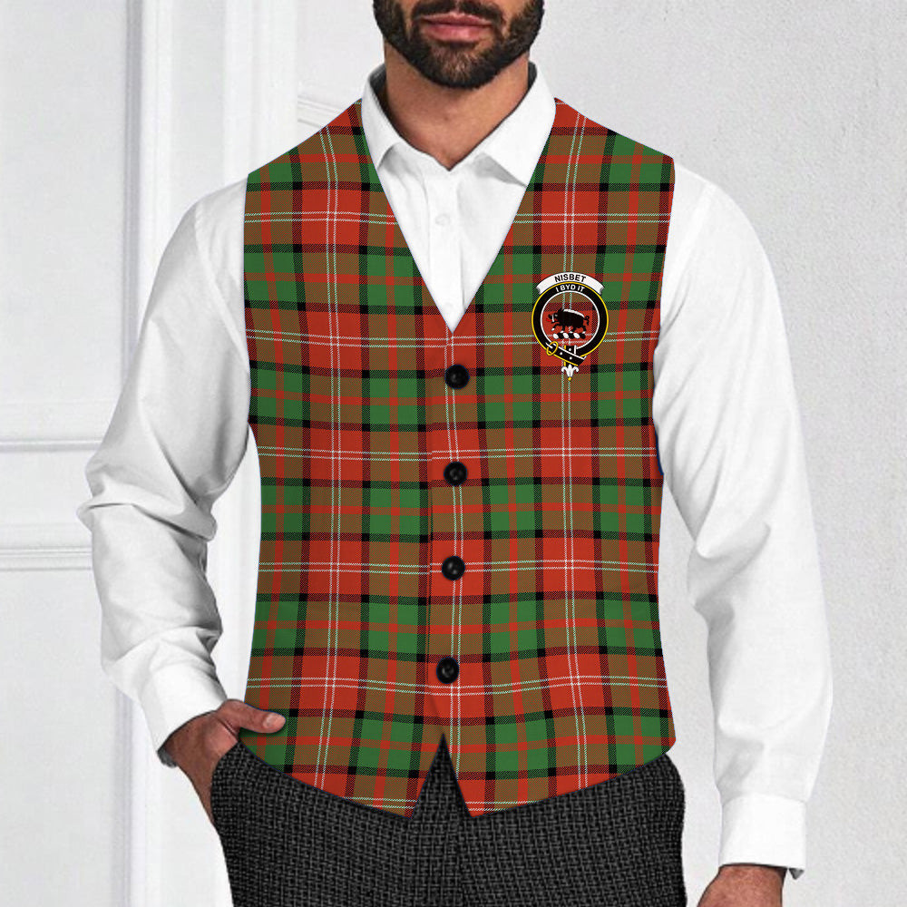 ScotsTee Shop Scottish Nisbet Ancient Crest Tartan Waistcoat Sleeveless Suit Vest