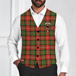 ScotsTee Shop Scottish Nisbet Ancient Crest Tartan Waistcoat Sleeveless Suit Vest