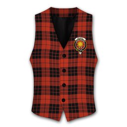 ScotsTee Shop Scottish McLeod of Raasay Ancient Crest Tartan Waistcoat Sleeveless Suit Vest