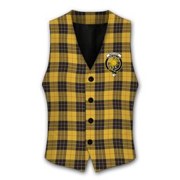 ScotsTee Shop Scottish MacLeod of Lewis Ancient SC Crest Tartan Waistcoat Sleeveless Suit Vest