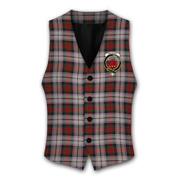 ScotsTee Shop Scottish MacDuff Dress 4 Crest Tartan Waistcoat Sleeveless Suit Vest