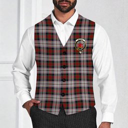 ScotsTee Shop Scottish MacDuff Dress 4 Crest Tartan Waistcoat Sleeveless Suit Vest