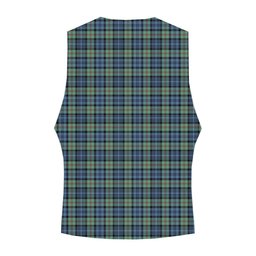 ScotsTee Shop Scottish MacKinlay Ancient Crest Tartan Waistcoat Sleeveless Suit Vest