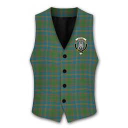 ScotsTee Shop Scottish Strang of Balkaskie Ancient Crest Tartan Waistcoat Sleeveless Suit Vest