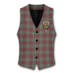 ScotsTee Shop Scottish McGregor Hunting Ancient Crest Tartan Waistcoat Sleeveless Suit Vest