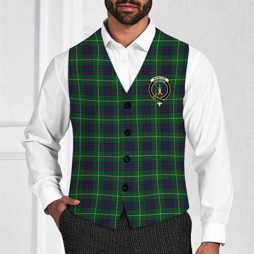 ScotsTee Shop Scottish McIntyre Hunting Crest Tartan Waistcoat Sleeveless Suit Vest