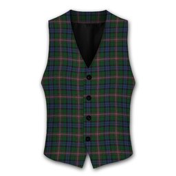 ScotsTee Shop Scottish Allison Tartan Waistcoat Sleeveless Suit Vest