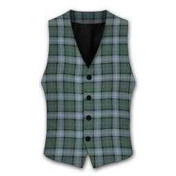 ScotsTee Shop Scottish Alexander of Menstry Hunting Tartan Waistcoat Sleeveless Suit Vest