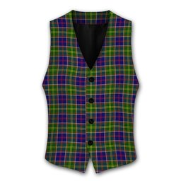 ScotsTee Shop Scottish Ayrshire Tartan Waistcoat Sleeveless Suit Vest