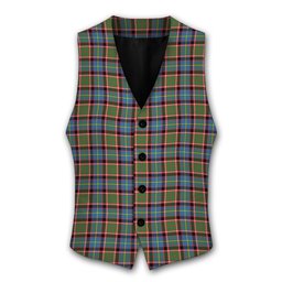 ScotsTee Shop Scottish Aikenhead Tartan Waistcoat Sleeveless Suit Vest
