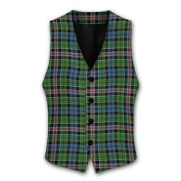 ScotsTee Shop Scottish Allison Ancient Tartan Waistcoat Sleeveless Suit Vest