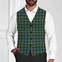 ScotsTee Shop Scottish Allison Ancient Tartan Waistcoat Sleeveless Suit Vest