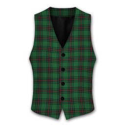 ScotsTee Shop Scottish Anstruther Tartan Waistcoat Sleeveless Suit Vest
