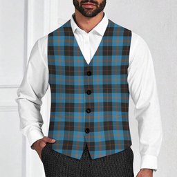 ScotsTee Shop Scottish Angus Ancient Tartan Waistcoat Sleeveless Suit Vest