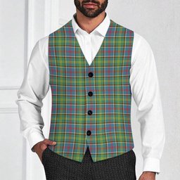 ScotsTee Shop Scottish Ayrshire District Tartan Waistcoat Sleeveless Suit Vest