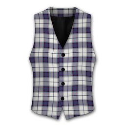 ScotsTee Shop Scottish Alexander of Menstry Dress Modern Tartan Waistcoat Sleeveless Suit Vest