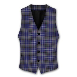 ScotsTee Shop Scottish Alexander of Menstry Tartan Waistcoat Sleeveless Suit Vest