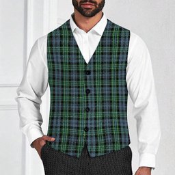ScotsTee Shop Scottish Arbuthnott - TD Tartan Waistcoat Sleeveless Suit Vest