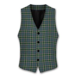 ScotsTee Shop Scottish Bahamas Tartan Waistcoat Sleeveless Suit Vest