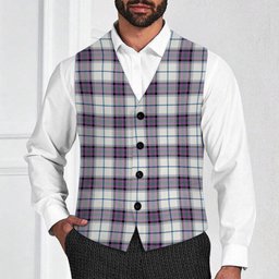 ScotsTee Shop Scottish Alexander of Menstry Dress Ancient Tartan Waistcoat Sleeveless Suit Vest