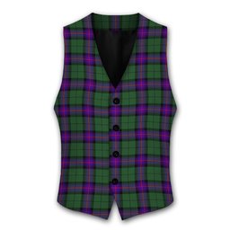 ScotsTee Shop Scottish Armstrong Modern Tartan Waistcoat Sleeveless Suit Vest
