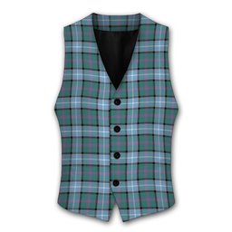 ScotsTee Shop Scottish Alexander of Menstry Hunting Ancient Tartan Waistcoat Sleeveless Suit Vest