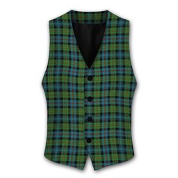 ScotsTee Shop Scottish Baillie Ancient Tartan Waistcoat Sleeveless Suit Vest