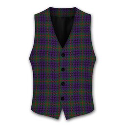 ScotsTee Shop Scottish Austin Wilsons No 137 Tartan Waistcoat Sleeveless Suit Vest
