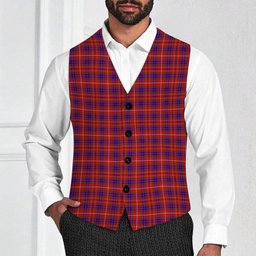 ScotsTee Shop Scottish Bruce William Tartan Waistcoat Sleeveless Suit Vest