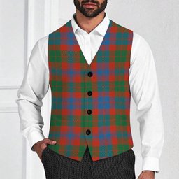 ScotsTee Shop Scottish Black Watch Pipe Band Ancient Tartan Waistcoat Sleeveless Suit Vest