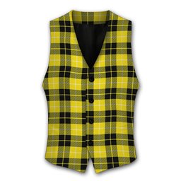 ScotsTee Shop Scottish Barclay Dress Modern Tartan Waistcoat Sleeveless Suit Vest