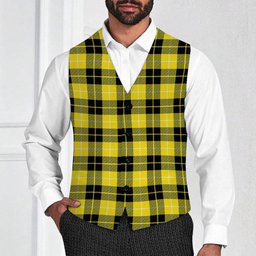 ScotsTee Shop Scottish Barclay Dress Modern Tartan Waistcoat Sleeveless Suit Vest