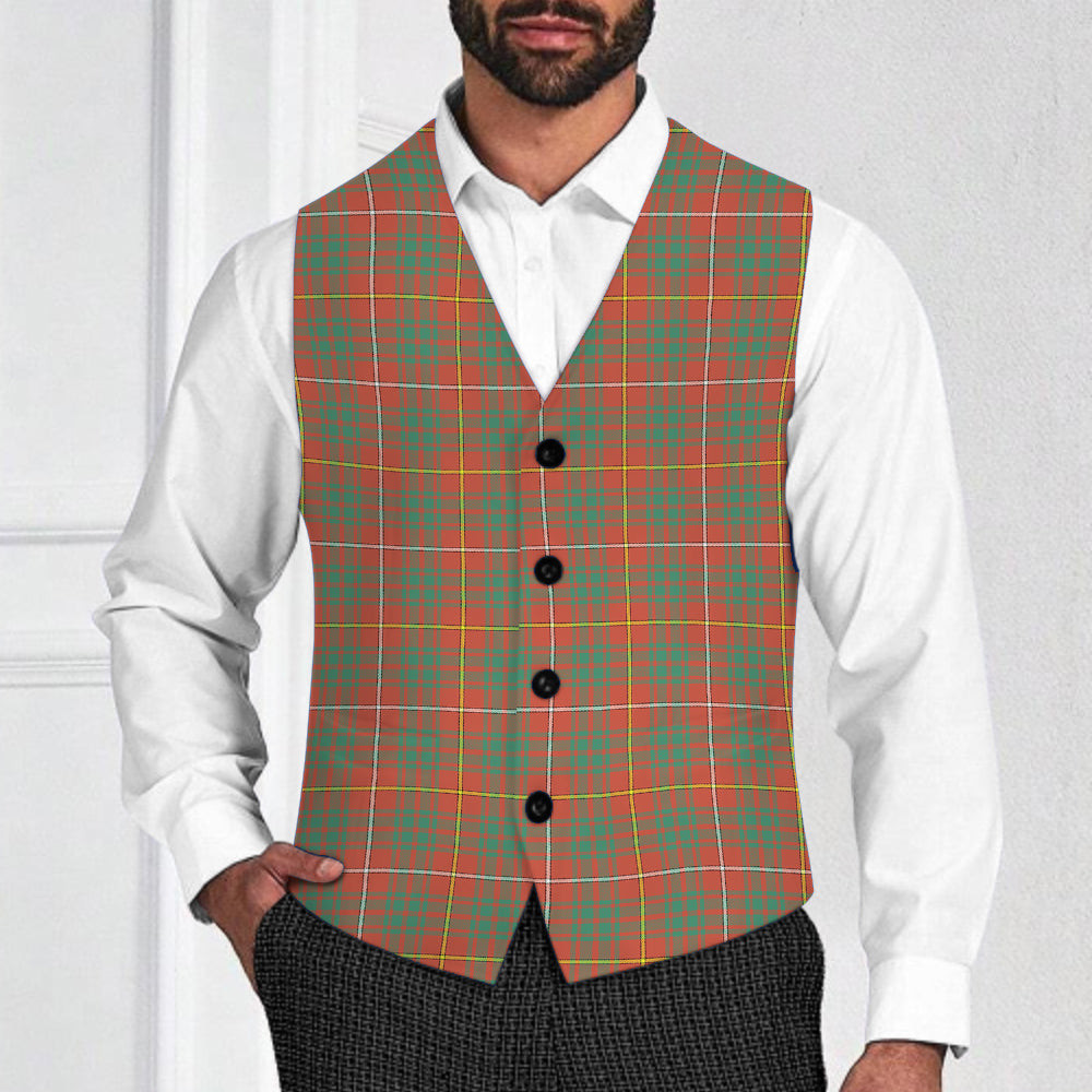ScotsTee Shop Scottish Bruce Ancient Tartan Waistcoat Sleeveless Suit Vest
