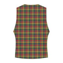 ScotsTee Shop Scottish Buchanan 1850 Tartan Waistcoat Sleeveless Suit Vest
