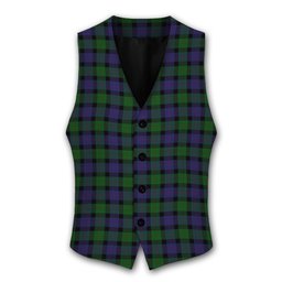 ScotsTee Shop Scottish Blair Tartan Waistcoat Sleeveless Suit Vest