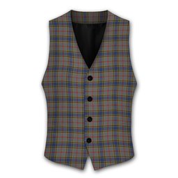 ScotsTee Shop Scottish Balfour Tartan Waistcoat Sleeveless Suit Vest