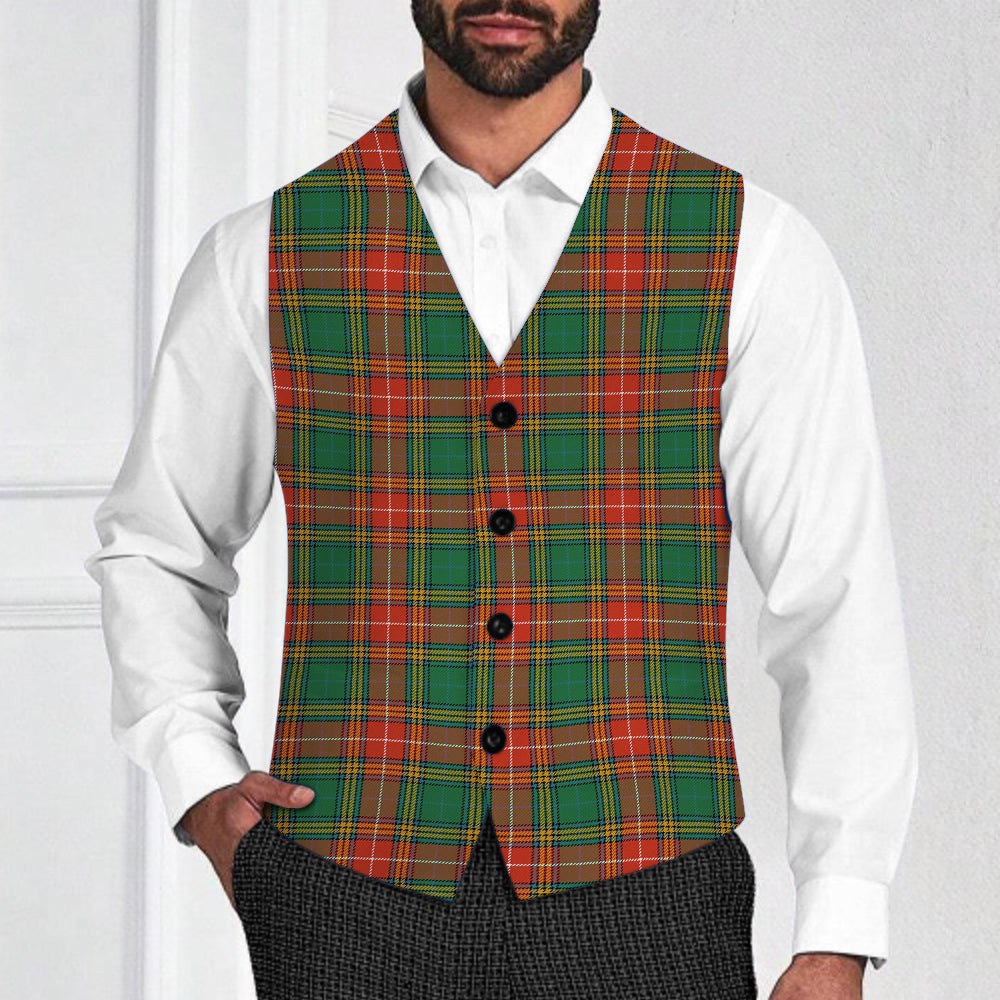 ScotsTee Shop Scottish Baxter Ancient Tartan Waistcoat Sleeveless Suit Vest