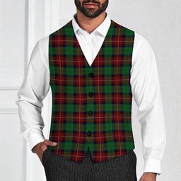 ScotsTee Shop Scottish Bryant Dalgleish Tartan Waistcoat Sleeveless Suit Vest