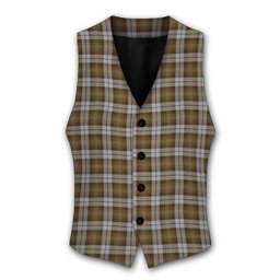 ScotsTee Shop Scottish Baillie Dress Tartan Waistcoat Sleeveless Suit Vest