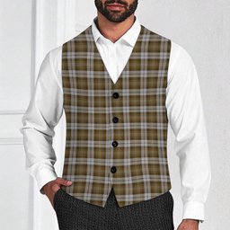 ScotsTee Shop Scottish Baillie Dress Tartan Waistcoat Sleeveless Suit Vest
