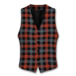 ScotsTee Shop Scottish Broun Ancient Tartan Waistcoat Sleeveless Suit Vest