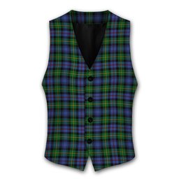 ScotsTee Shop Scottish Baillie Hunting Tartan Waistcoat Sleeveless Suit Vest