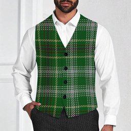 ScotsTee Shop Scottish Bryant Tartan Waistcoat Sleeveless Suit Vest
