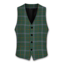 ScotsTee Shop Scottish Balfour Hunting Modern Tartan Waistcoat Sleeveless Suit Vest